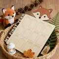 Wooden My First Year Photo Frame Fox Lion Bear Animal 12 Month Baby Milestone Picture Board Newborn Keepsake