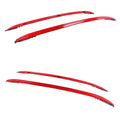 Fits 18-20 Toyota C-HR 4DR OE Style Red Roof Rack Side Rails Bar Aluminum - 2PCS