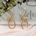 2026 New European Large Hoop Earrings, French Retro Bold Designer Studs