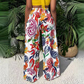 Casual Wide-leg Pants For Europe America And Latin America