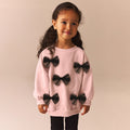 Girls Round-neck Long-sleeve Casual Pullover