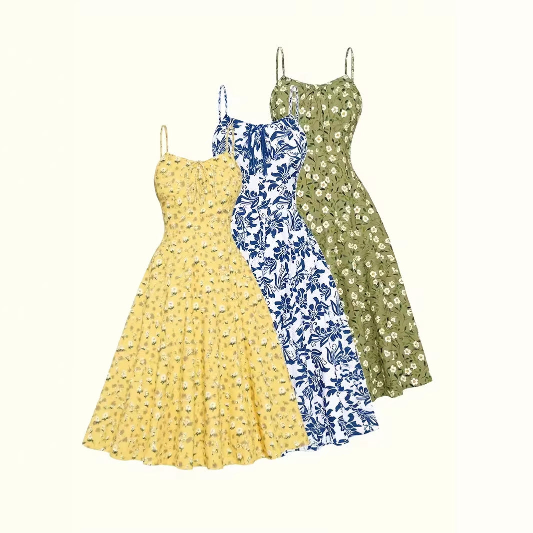 Mid-length A-line Maxi Dress For A Beach Vacation