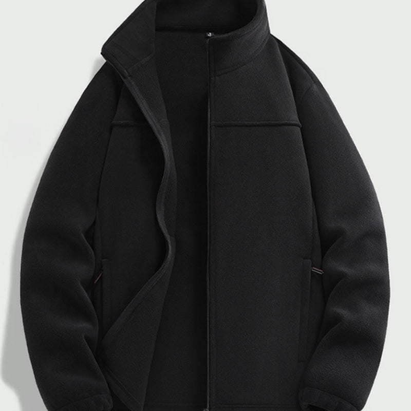 Polar Fleece Stand-collar Jacket For Men And Women