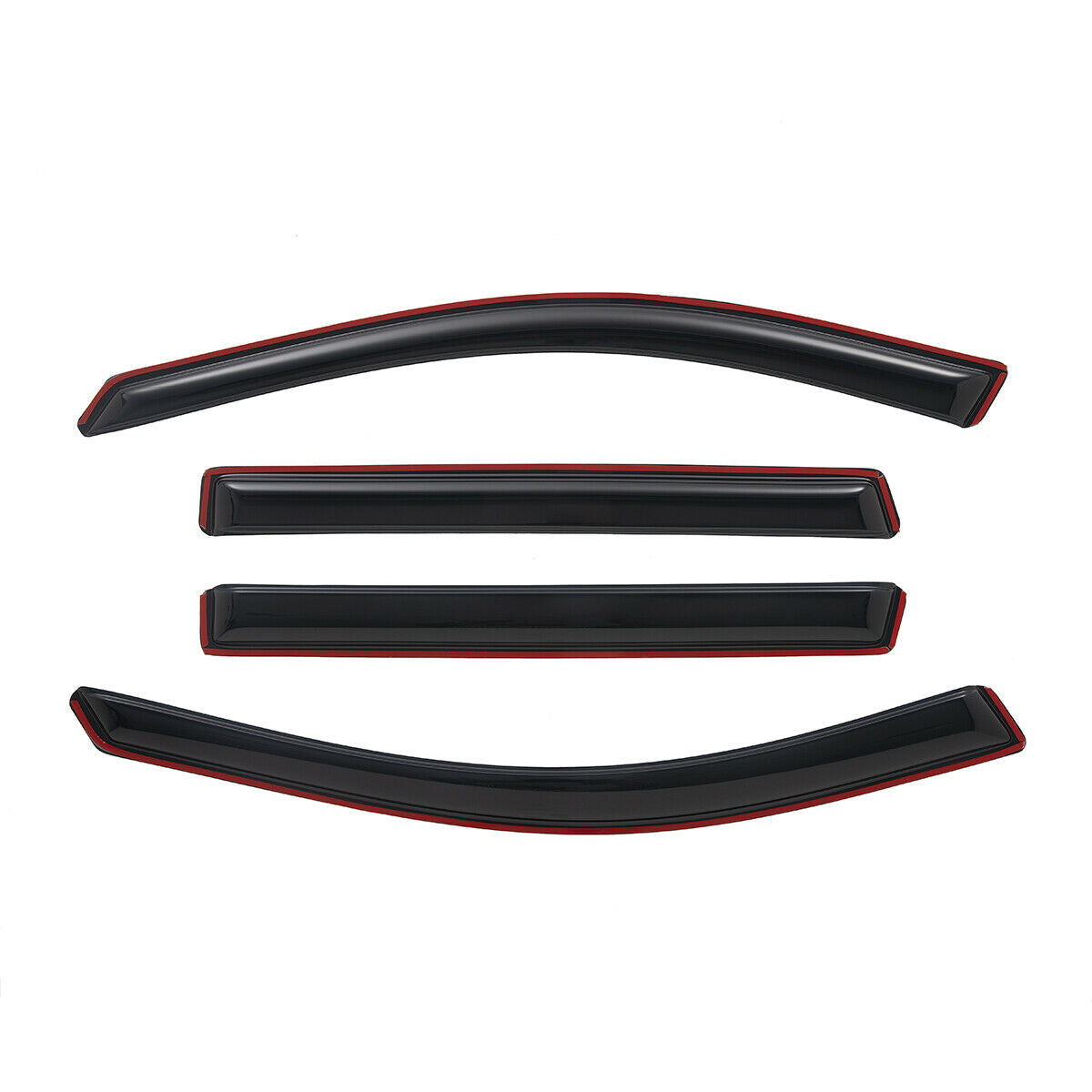 4pcs In Channel Style Sun Rain Window Visors Visor For 194485