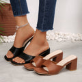 European And American-style Chic Sandals For Outdoor Wear