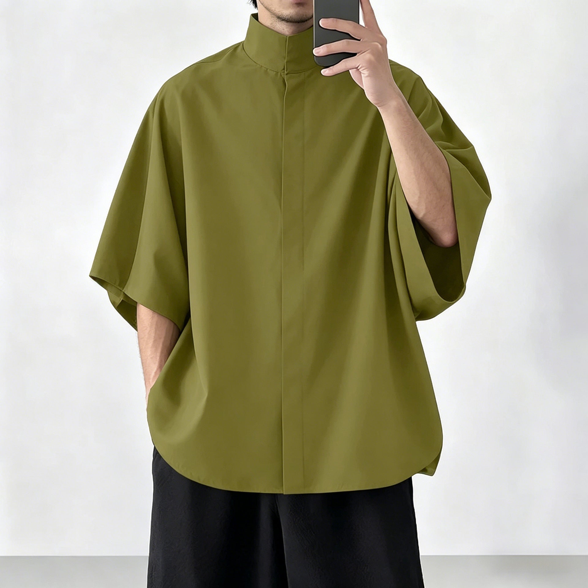 Drop-shoulder Casual Shirt
