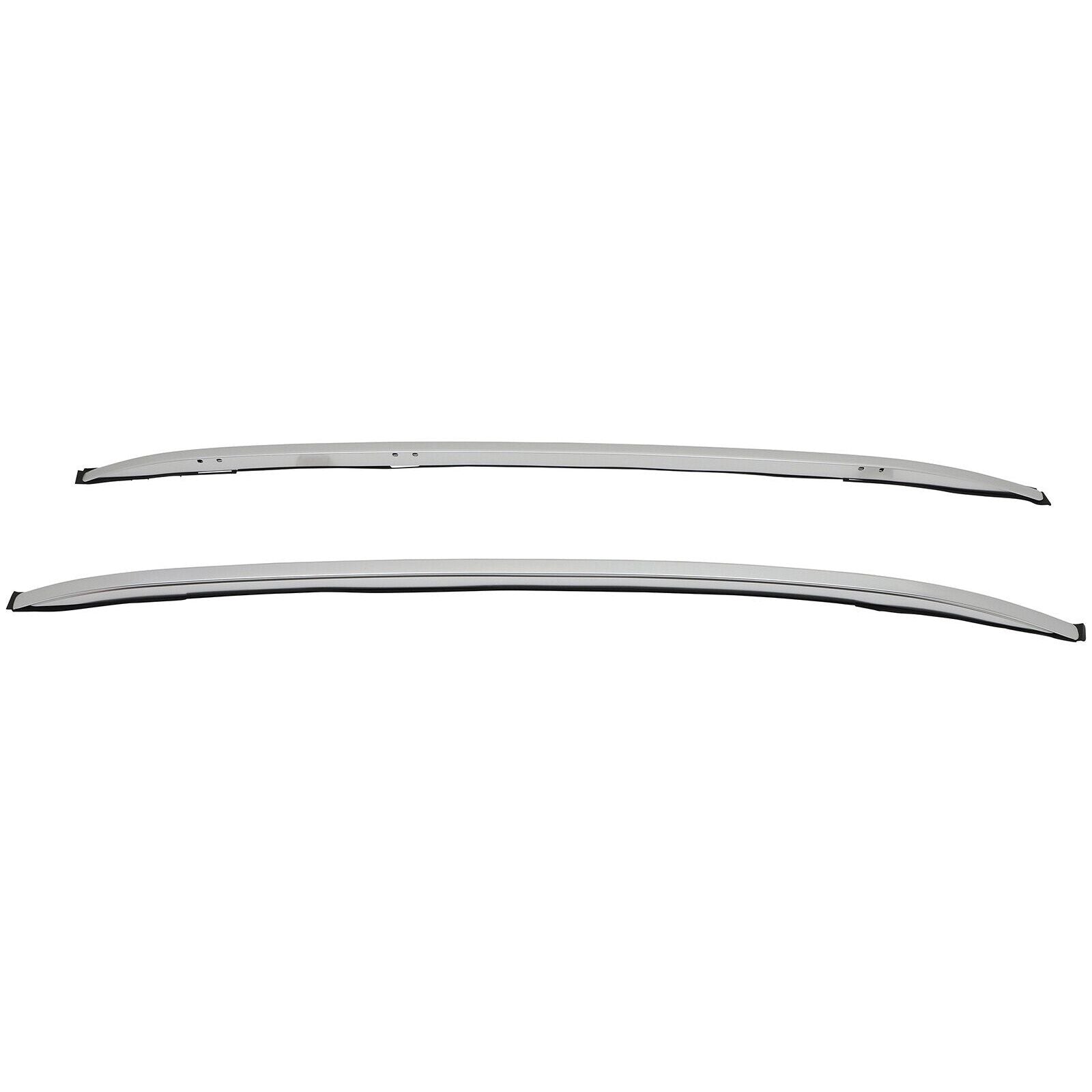 Pair For 21 CX-30 2.5 S Sport Utility Roof Rack Side Rails Silver Aluminum Bar