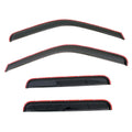 4pcs In Channel Style Sun Rain Window Visors Visor For 194953