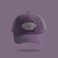 Men's And Women's Universal Letter Embroidery Soft Top Adjustable Contrast Patchwork Retro Style Baseball Cap, Suitable For Daily Outings, Versatile For Sun Protection