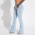 European And American-style Elastic Retro Flared Trendy Jeans For Women