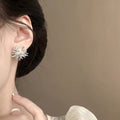 S999 Pure Silver Firework Studs, Luxury Dandelion Earrings With Niche Design