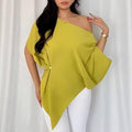 Niche Relaxed-fit Figure-flattering Batwing-sleeve Top
