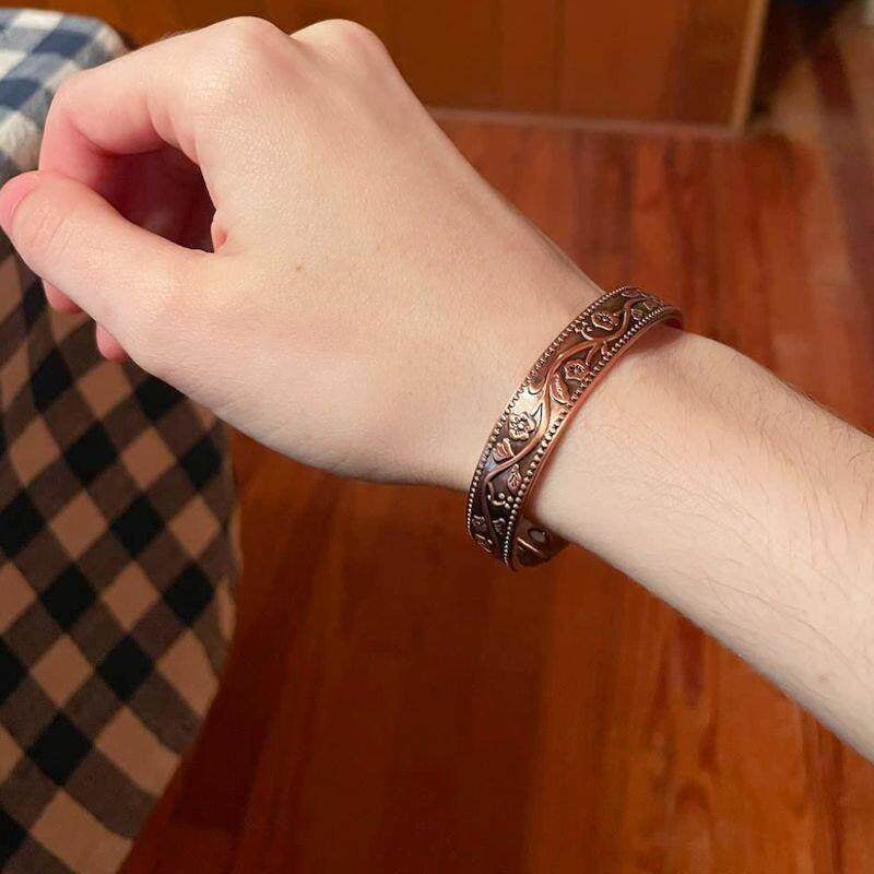 Pure Copper Magnetic Bracelet Men Arthritis Adjustable Magne