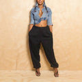 Casual Relaxed-fit Trendy Ankle-length Jogger Pants