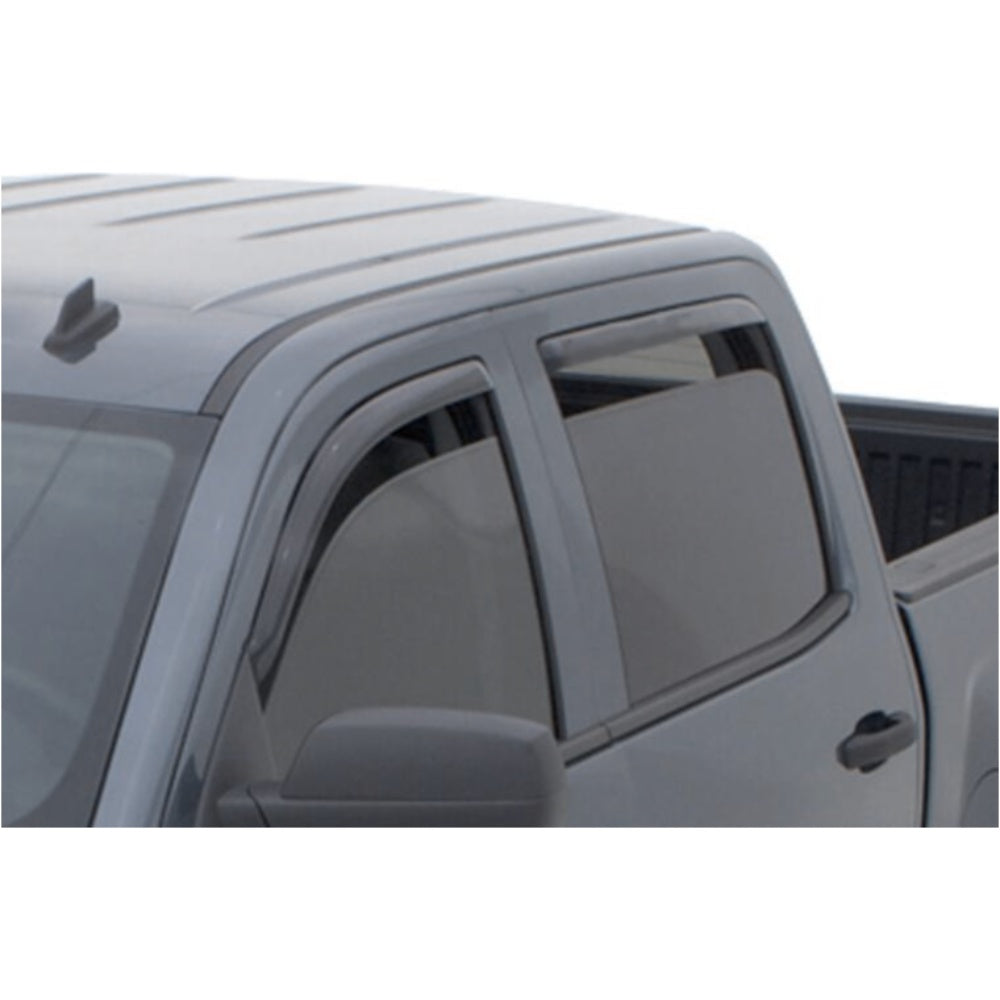 For Chevrolet GMC 4pcs Smoke In Channel Window Visor Door Window Protection Trim