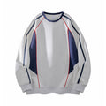 Patchwork Sporty Relaxed-fit Sweatshirt