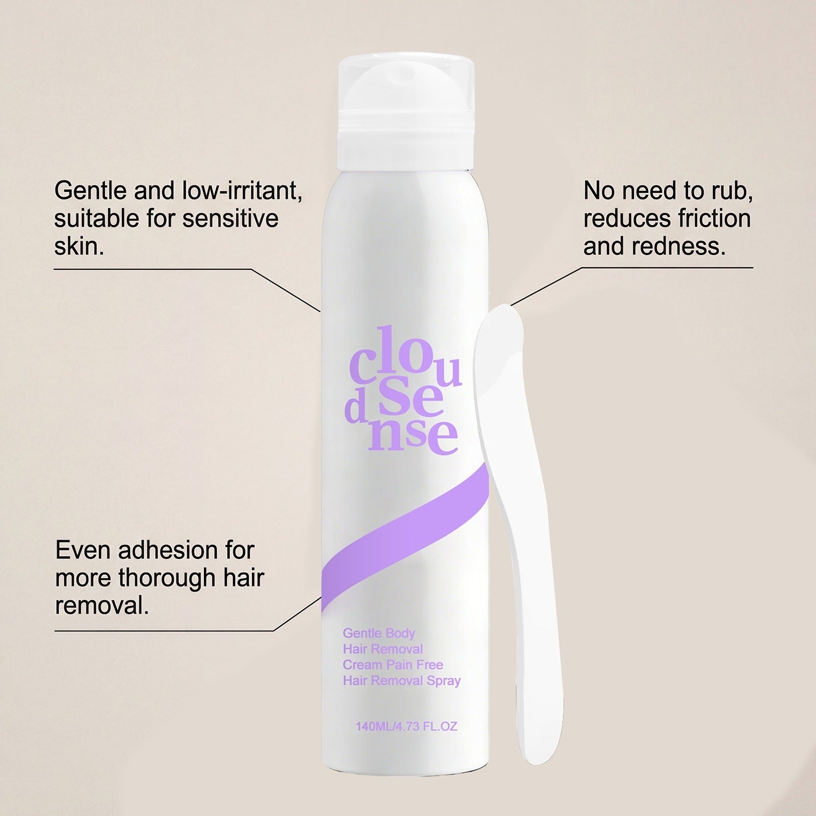 Gentle Body Hair Removal Mist