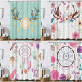 3D Digital Printing Waterproof Bathroom Shower Curtains
