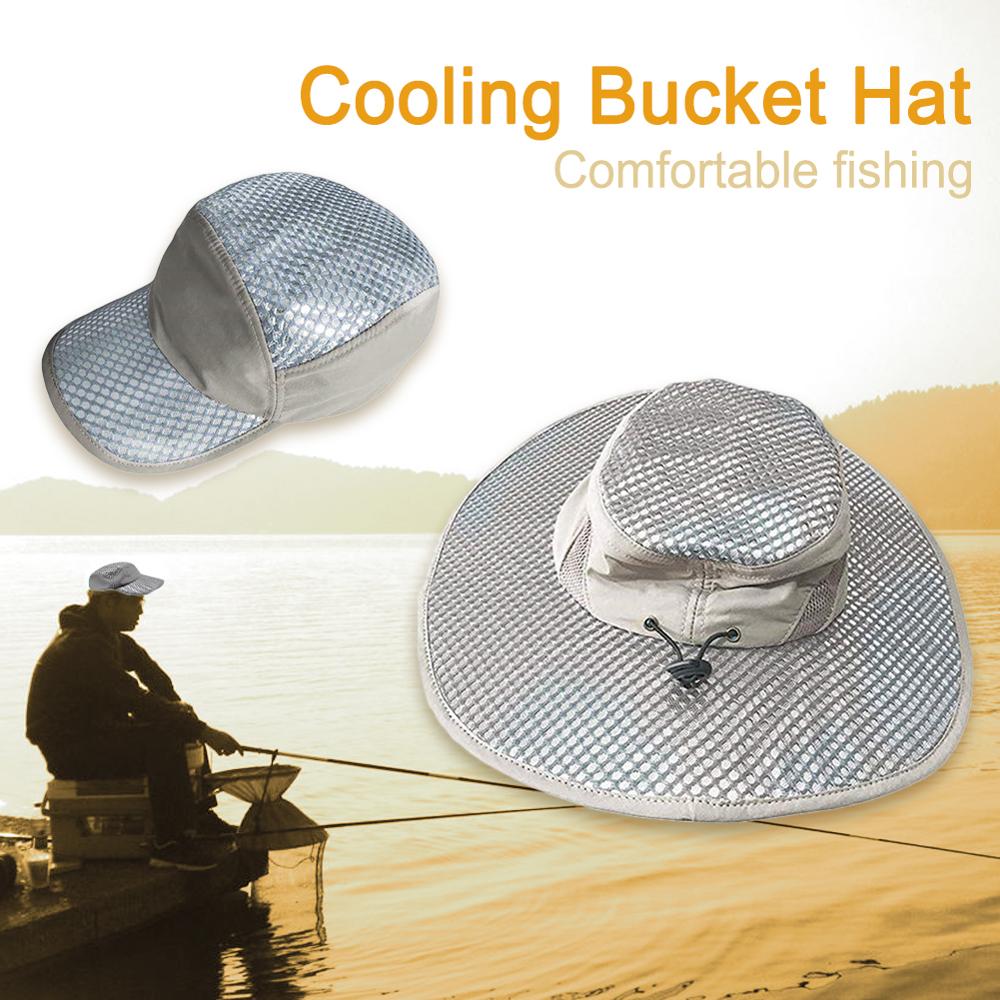 Cooling Bucket Hat Sun Protected Breathable Sunscreen Cooling Cap Arctic Hat