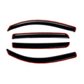 4pcs In Channel Style Sun Rain Window Visors Visor For 194446