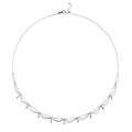 S925 Sterling Silver Multi-Layer Beaded Necklace For Women 45cm Adjustable 2.6g Lightweight 3 Colors Platinum Plated Gift Box