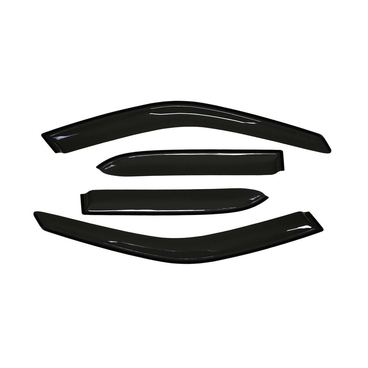 4pcs Out Channel Style Sun Rain Window Visors Visor For 94033