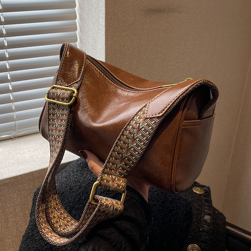 High-end Textured Fashionable Shoulder And Crossbody Bag