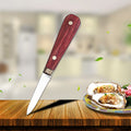 Rosewood-handled Stainless Steel Oyster Knife