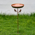 Outdoor Wrought-iron Bird Bath Basin Stand