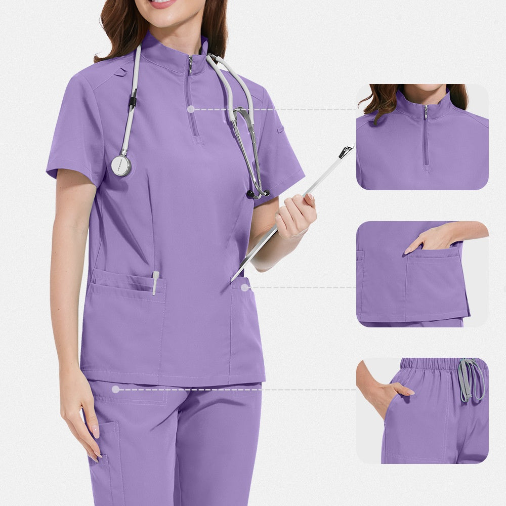 Short-sleeve Scrub Top For Doctors