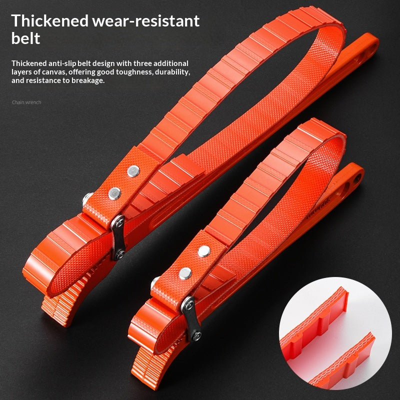 Adjustable Machine Repair Belt Wrench Tool