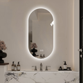 48x24 Inch Smart Wall Mounted LED Touch Screen Anti-fog Mirror Bathroom Mirror, Barber Shop Mirror