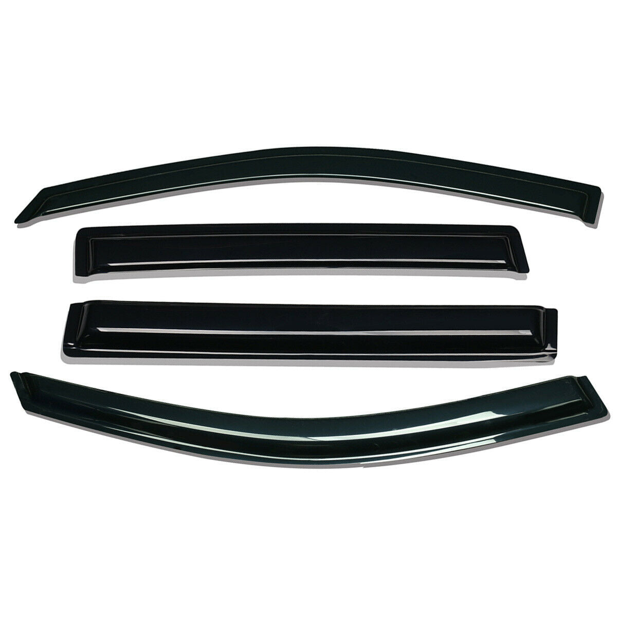 4pcs Out Channel Style Sun Rain Window Visors Visor For 94167