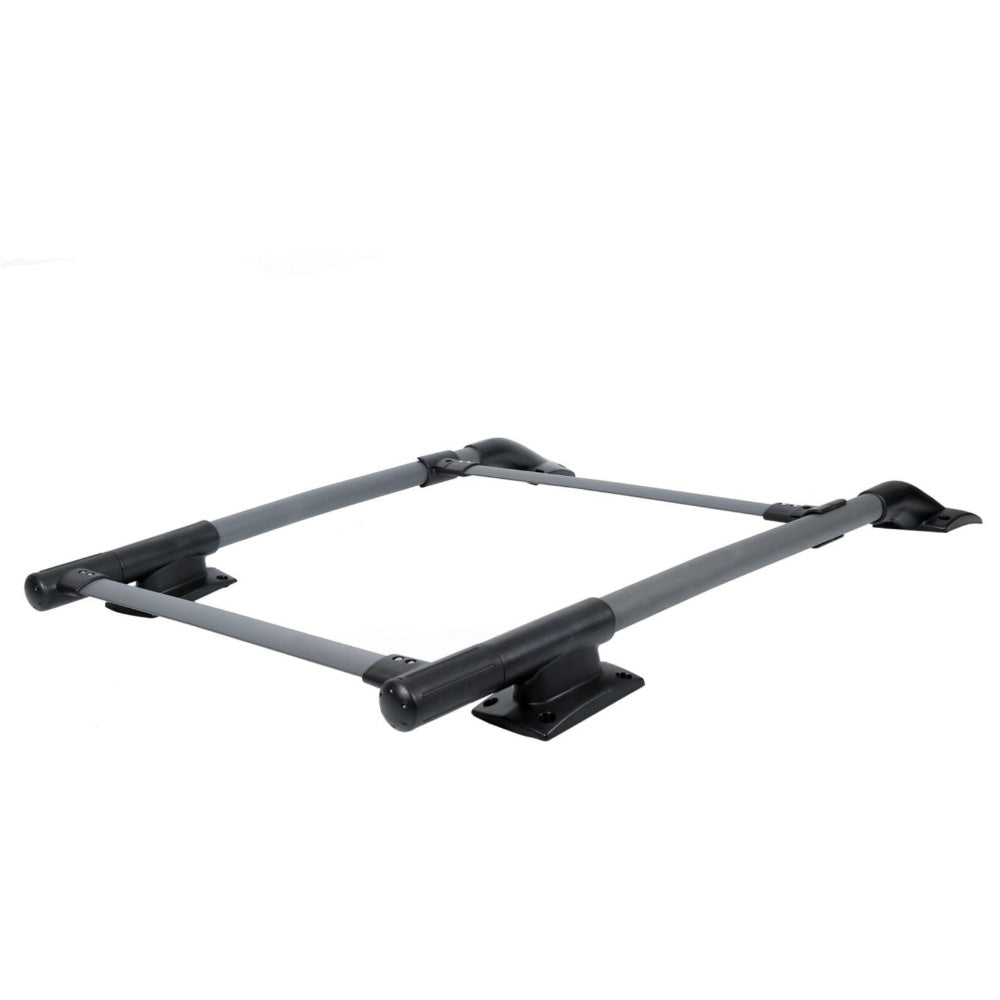 OE Style For 2005-2021 N Issan Frontier Bar Roof Rack Rail Black Cap