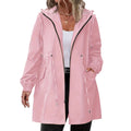 Plus-size Womens Outdoor Sportswear Lightweight Windbreaker