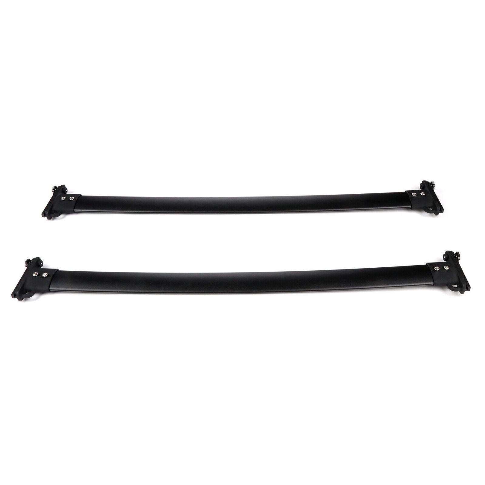 Pair For 2008-2012 Ford Escape Roof Rack Cross Bars Black Rails Aluminum Bar