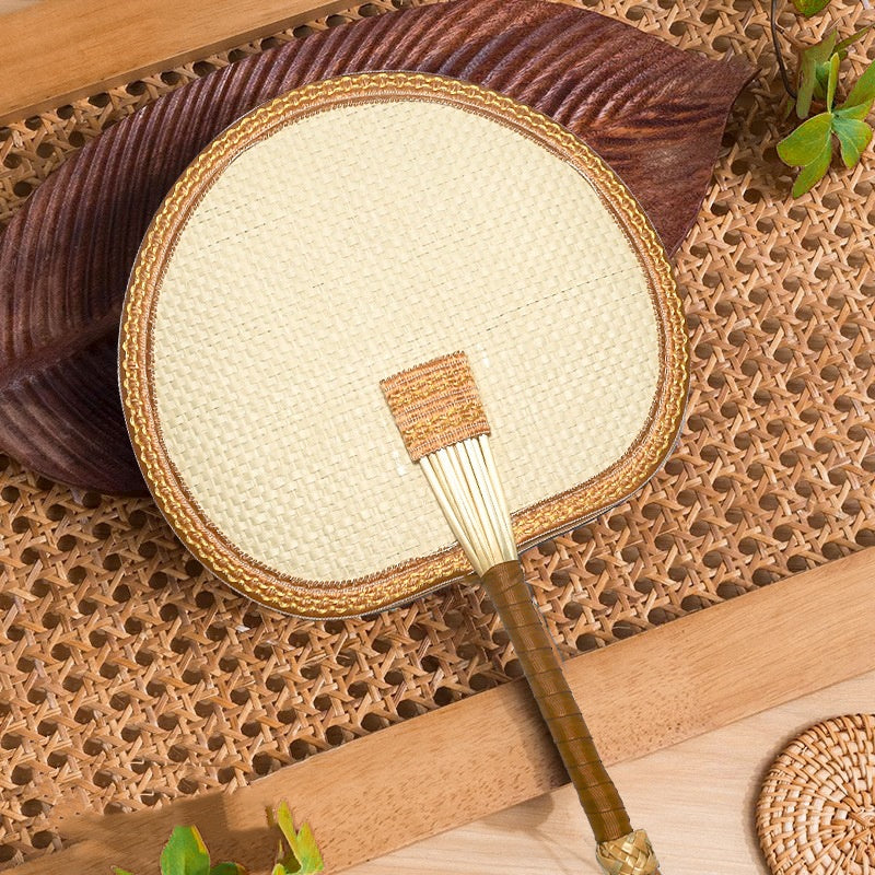Durable Summer Fan Large Palm-leaf Fan Wheat-straw Money Shaking Fan