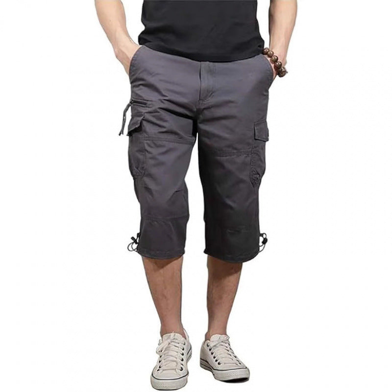 Mens Loose-fit Straight-leg Shorts
