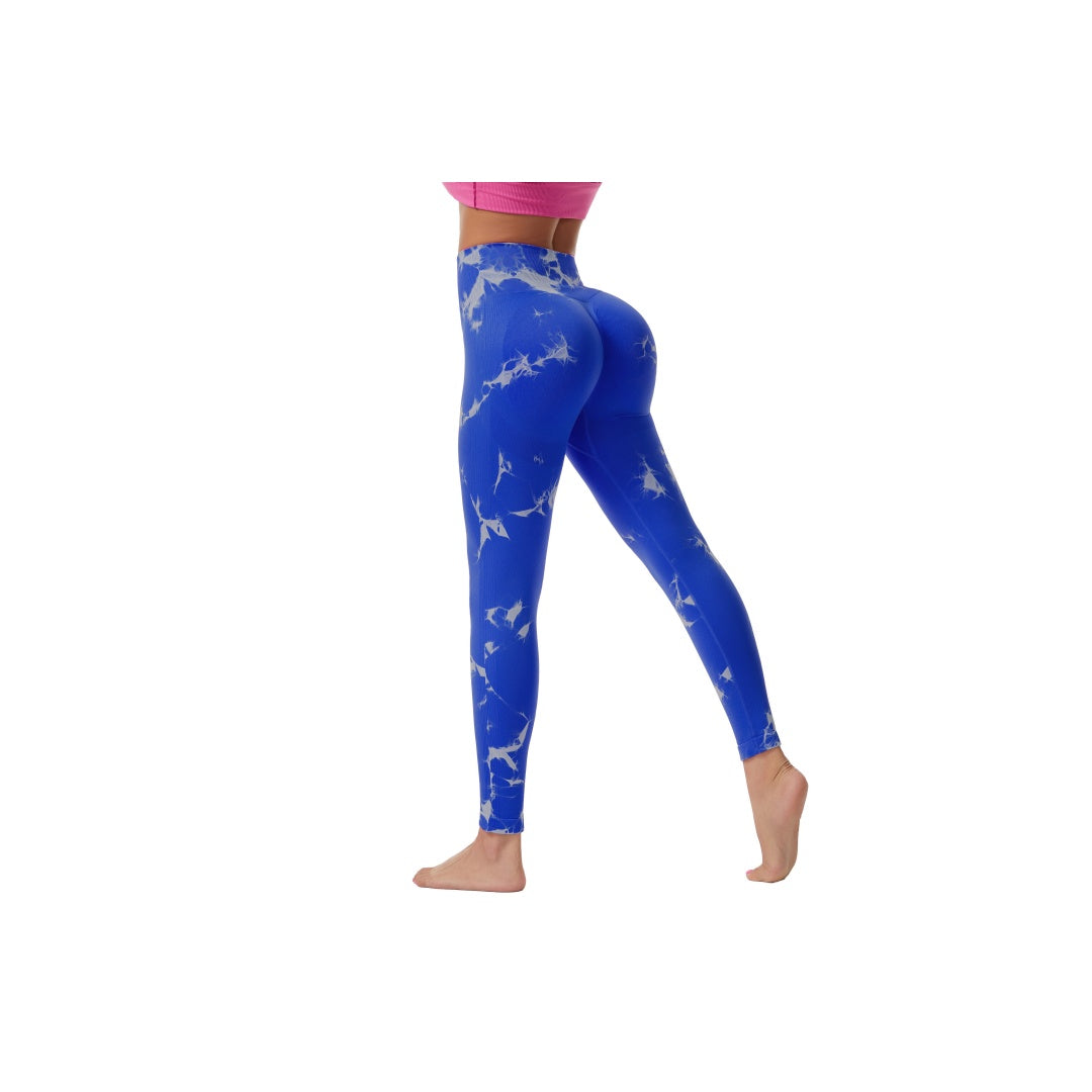 Self Pickup Only - Four Seasons Printed Nine Point Sports Yoga Pants