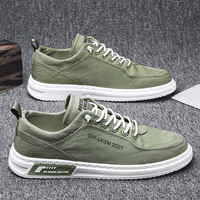 Mens Slip-on Low-top Shoes With Flat Soles