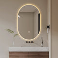 48x30 Inch Smart Wall Mounted LED Touch Screen Anti-fog Mirror Bathroom Mirror, Barber Shop Mirror