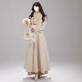 Cinched-waist Double-faced Wool Coat For A Princess