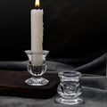 European-style Minimalist Glass Coffee Candle Holder