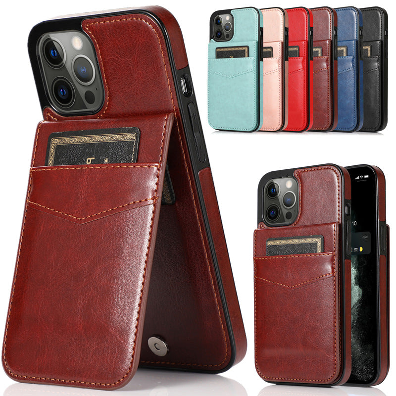 Luxury Leather Wallet Phone Case For iPhone 13 12 Mini 11 Pro XR XS Max 8 7 6 6s Plus SE 2020