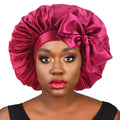 Popular Large Nightcap Satin Streamer Round Hat