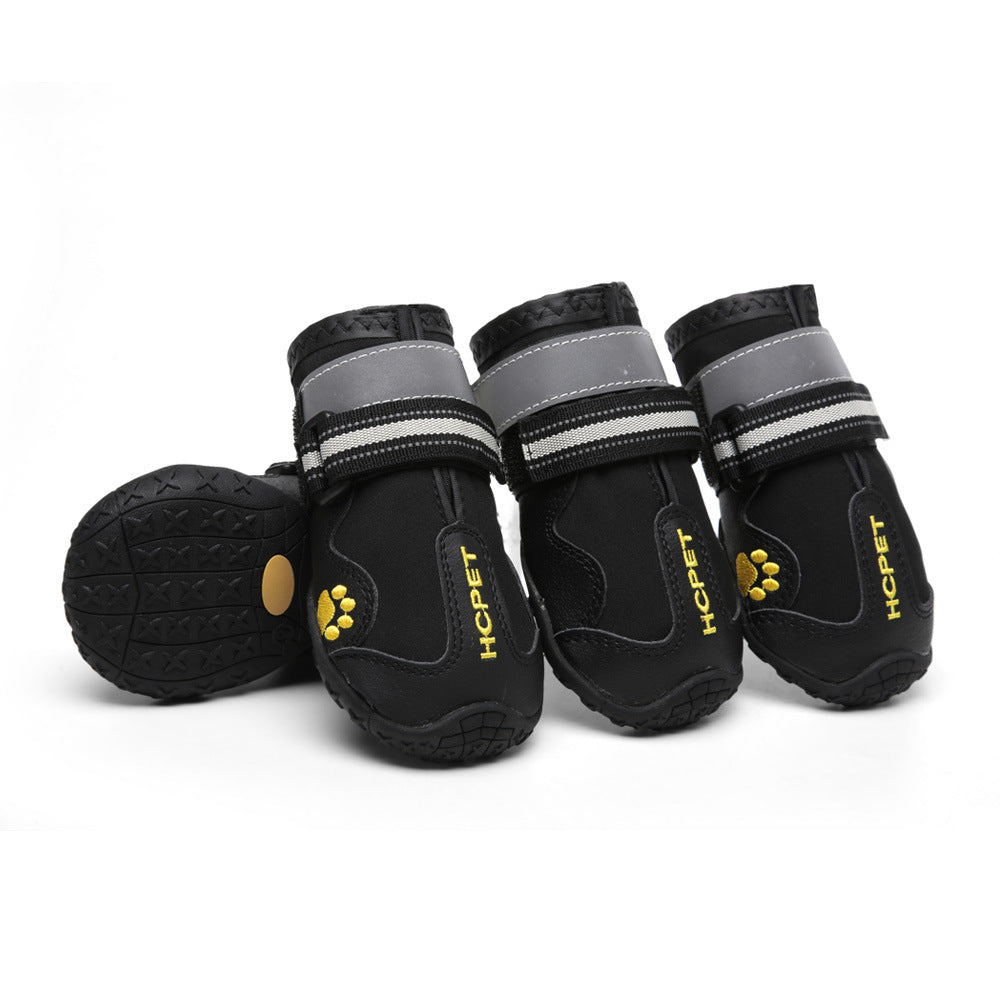 Reflective Anti Slip Boots Waterproof Pet Shoes