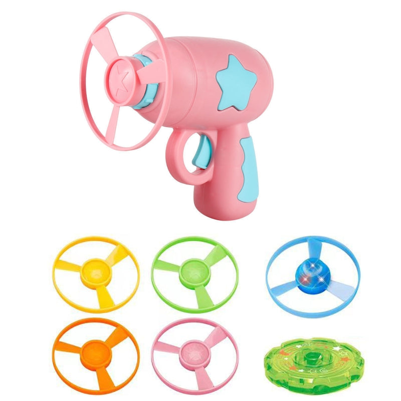 Plastic Game Flying Saucer Cat Fetch Toy Flying Disc Saucer