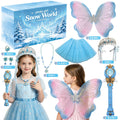 Snow World Princess Dress-Up Set With Wings, Tutu & Magic Wand For Girls