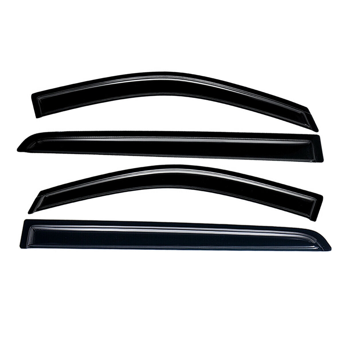 4pcs Out Channel Style Sun Rain Window Visors Visor For 94382