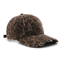 Leopard Print Distressed Beveled Adjustable Vintage-style Casual Baseball Cap Suitable For Outdoor Activities And Streetwear